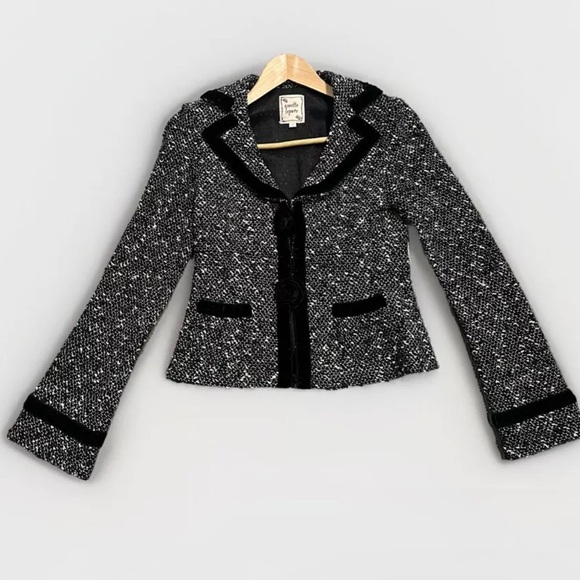 Nanette Lepore Jackets & Blazers - Nanette Lepore Blazer Tweed Wool Old Money S B
Velvet Rose Career Office Siren